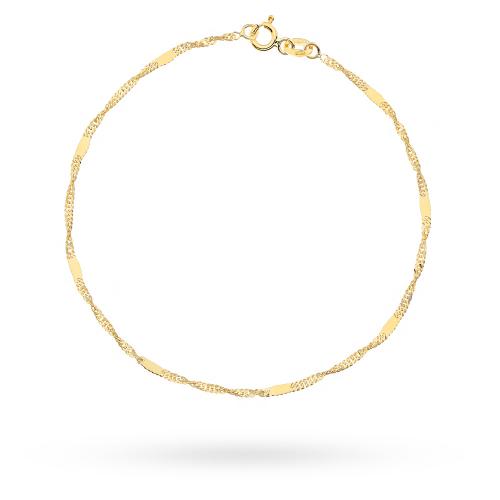 Bransoletka złota 585 14 karat singapur z blaszkami ZB19000.jpg