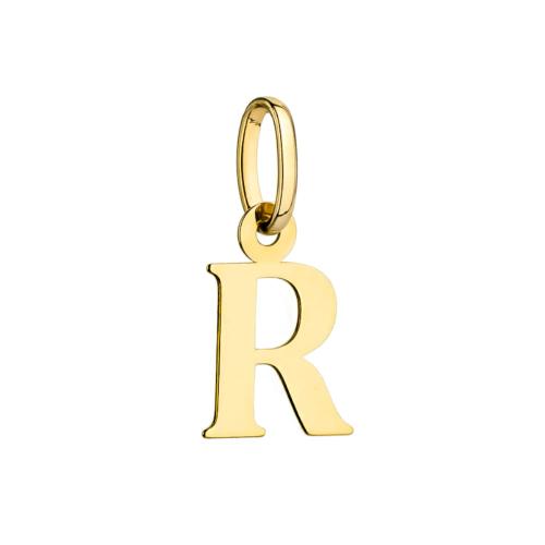 Zawieszka złota 585 14 karat literka litera R ZZ18986.jpg