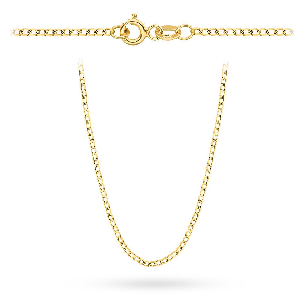 Łańcuszek złoty pancerka 1,5mm ZL19086