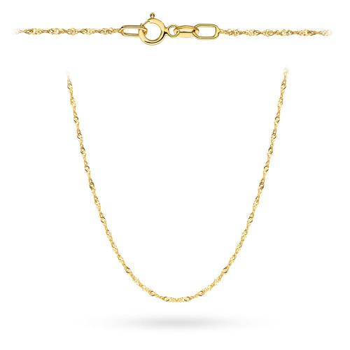 Łańcuszek złoty 585 14 karat singapur 1,0mm ZL19087.jpg