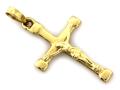 Zawieszka złota 375 9 karat krzyż krzyżyk z wizerunkiem NZZ19107.1.jpg