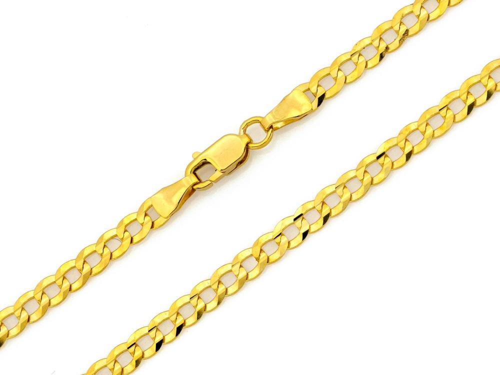 Łańcuszek złoty pancerka 3,3mm NZL19061