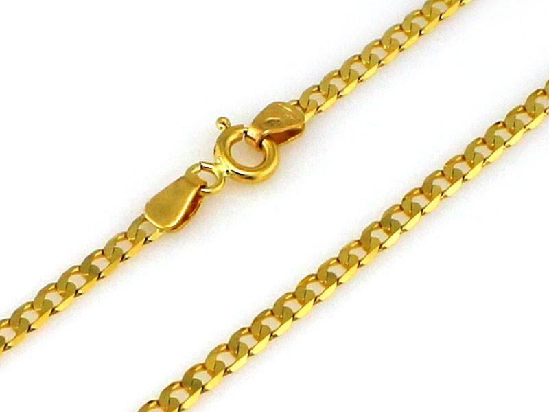 Łańcuszek złoty pancerka 2,3mm NZL19055