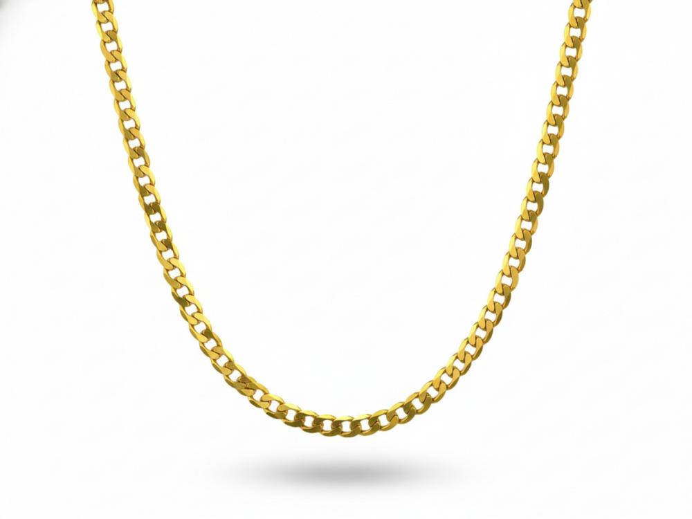 Łańcuszek złoty pancerka 1,5mm ZL19122