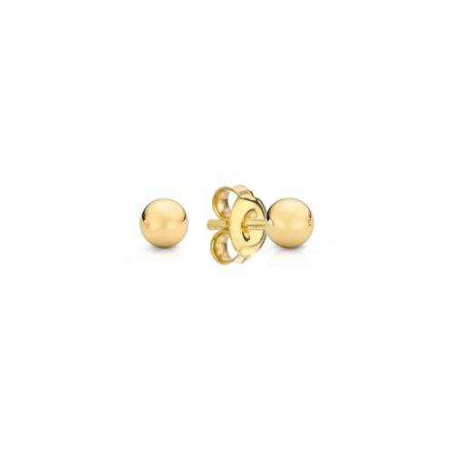 Kolczyki złote 585 14 karat kulki 4mm ZK19371.jpg