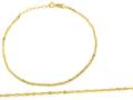 Bransoletka złota 585 14 karat singapur ZB19409.jpg