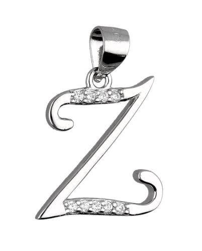 Zawieszka srebrna 925 literka litera Z SZ19337.jpg