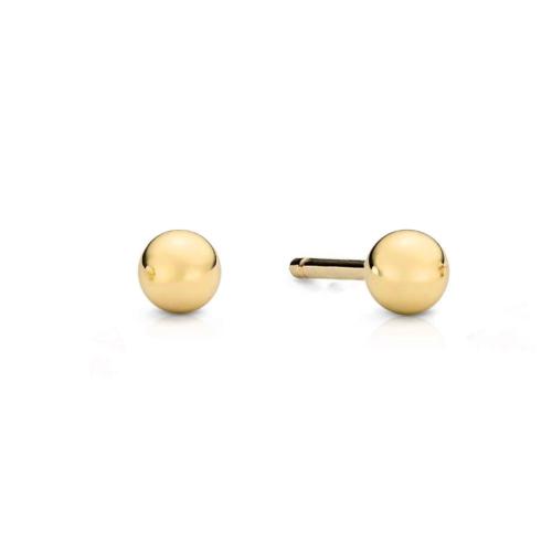Kolczyki złote 585 14 karat kulki 5mm ZK1974.jpg