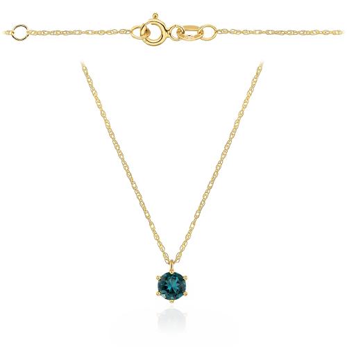 Naszyjnik złoty 585 14 karat topaz london blue ZN19682.jpg
