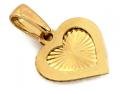 Zawieszka złota 585 14 karat diamentowane serce małe ZZ19625.1.jpg