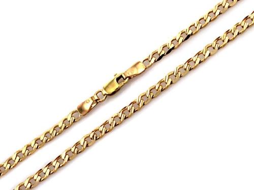 Łańcuszek złoty 585 14 karat pancerka diamentowana 2,3mm ZL19807.jpg