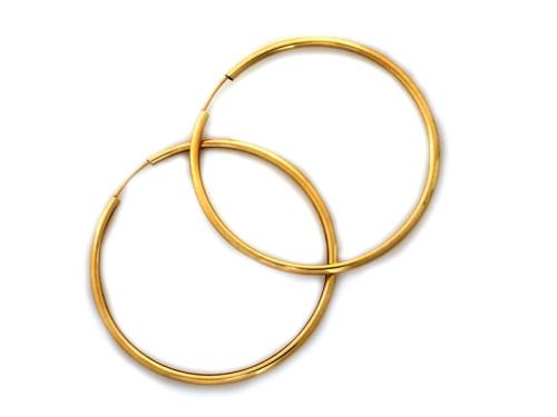 Kolczyki złote 375 9 karat kółka koła 4cm NZK19791.jpg