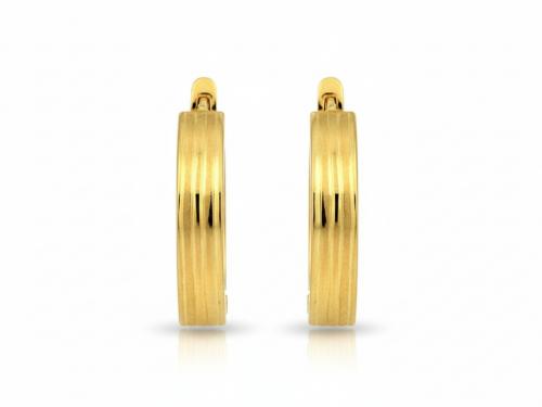 Kolczyki złote 585 14 karat angielskie zapięcie blaszki diamentowane ZK20096.jpg