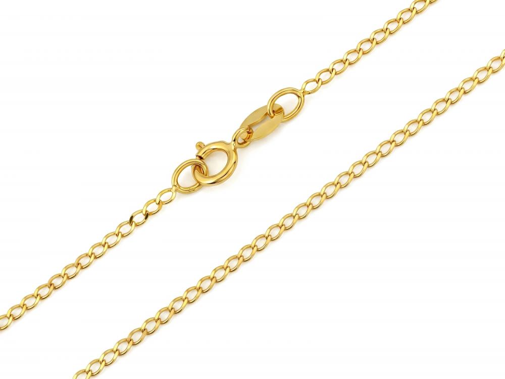 Łańcuszek złoty pancerka 1,3mm ZL20163