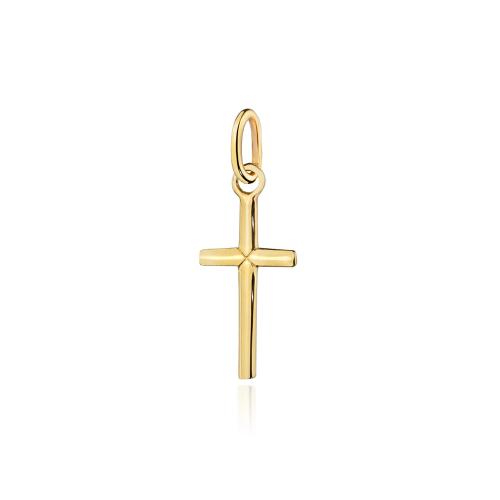 Zawieszka złota 585 14 karat krzyżyk mały ZZ20126.jpg