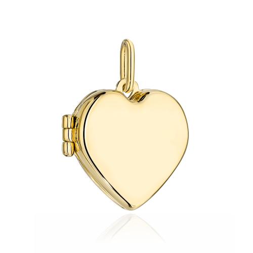 Zawieszka złota 585 14 karat puzderko serce ZZ20120.jpg