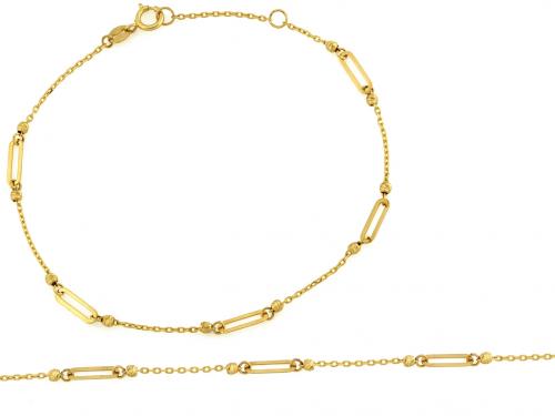 Bransoletka złota 585 14 karat prostokąty ZB20309.jpg