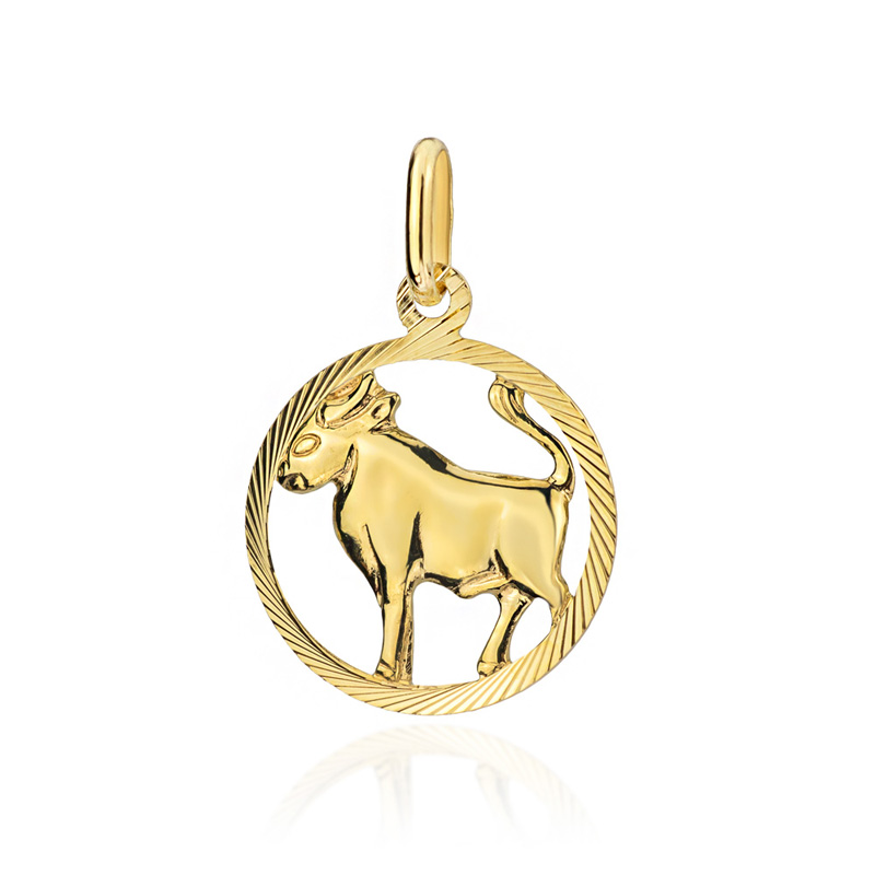 Zawieszka złota znak zodiaku BYK ZZ20490
