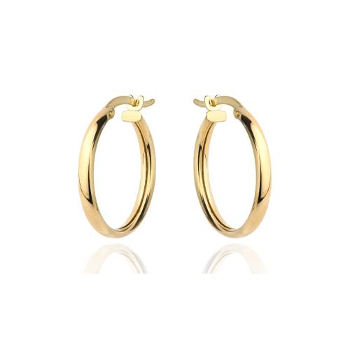 Kolczyki złote 375 9 karat kółka 2,2cm angielskie zapięcie NZK20494.jpg