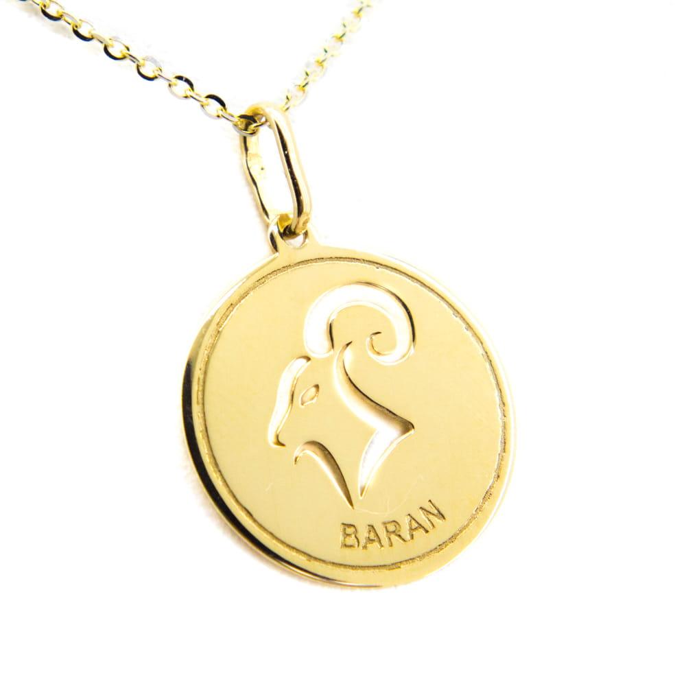 Zawieszka złota znak zodiaku baran  ZZ2775