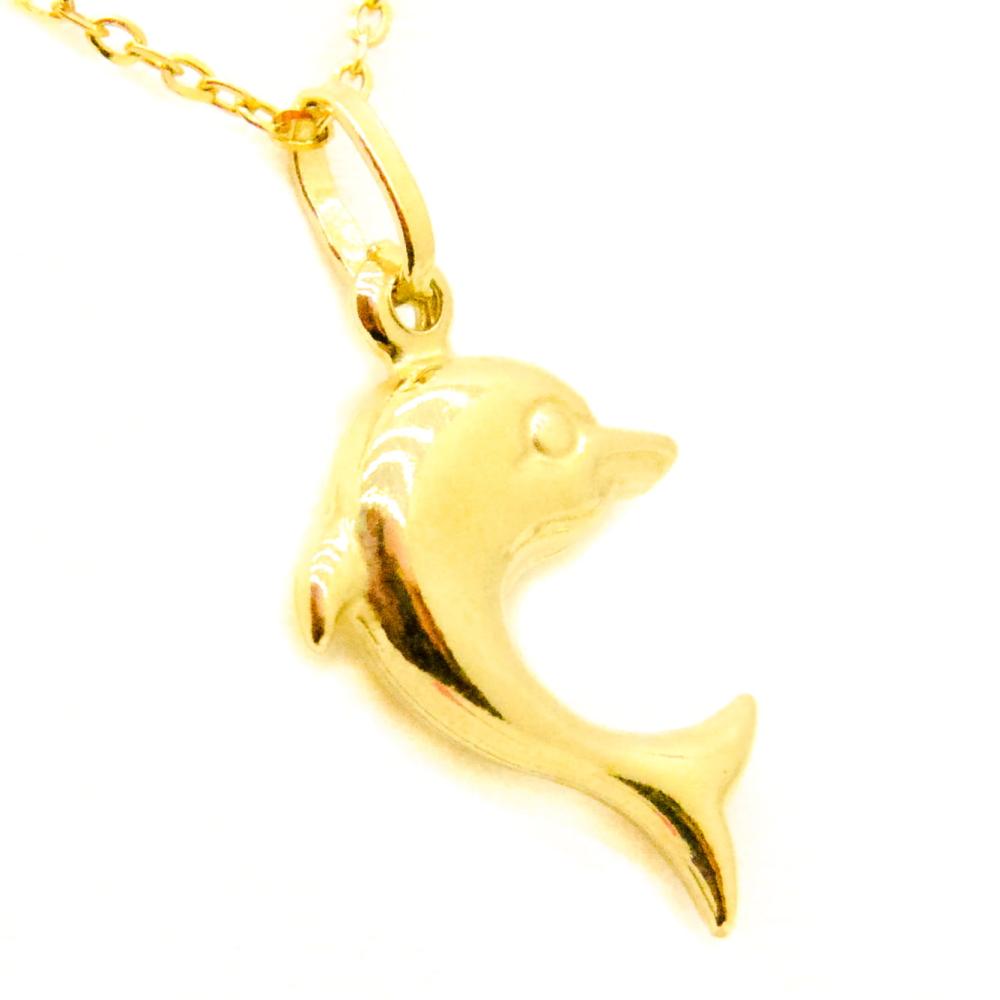 Zawieszka złota delfin ZZ0117