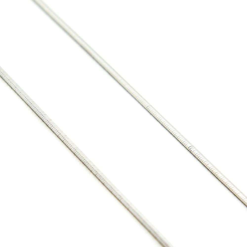 Łańcuszek srebrny linka 1,5mm rodowany SL2592