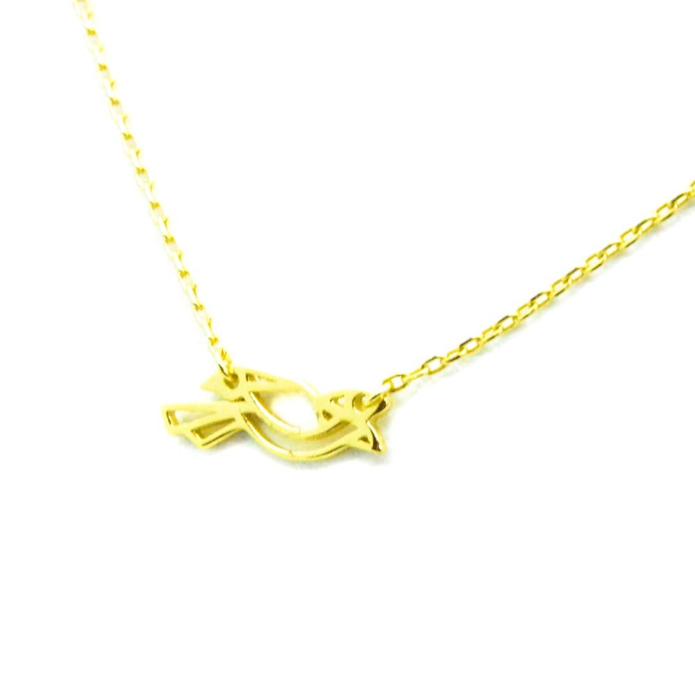 Naszyjnik srebrny ptak SN0952